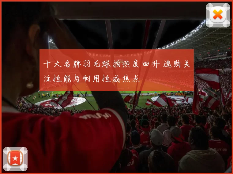 十大名牌羽毛球拍热度回升 选购关注性能与耐用性成焦点
